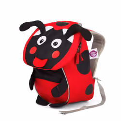 Affenzahn AFZ-FAS-002-009 sac à dos Sac à dos normal Noir, Rouge Tissu