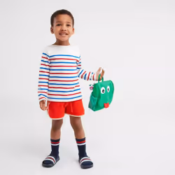 Affenzahn AFZ-WAB-001-008 Trousse de toilette 2 L Polyéthylène téréphthalate (PET), Polyester recyclé Noir, Vert, Rouge