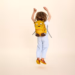 Affenzahn AFZ-FAL-003-005 sac à dos Sac à dos normal Marron, Jaune Polyester