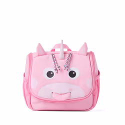 Affenzahn AFZ-WAB-002-027, Trousse de toilette, Polyester, Rose, Rose, Fermeture magnétique, 1 pochettes, 2,5 L
