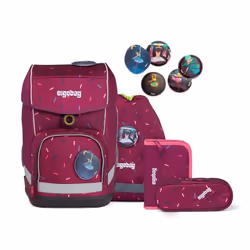Sac décole - ergobag - Cubo - Multicolore - 5 pièces - Fille - Primaire