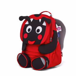 Affenzahn AFZ-FAL-003-009 sac à dos Noir, Rouge Polyester