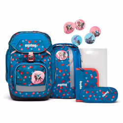 ergobag Sac décole bleu rose pour fille - Pack-Set 6 pièces VoltiBär 199259