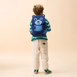 Affenzahn Bear sac à dos City backpack Bleu