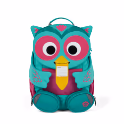 Affenzahn Owl sac à dos City backpack Rose, Turquoise - Vue supplémentaire 4