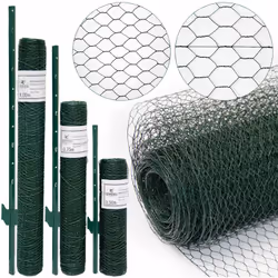 Notre grillage métallique à mailles hexagonales pour clôtures est extrêmement polyvalent et durable, peut être utilisé pendan ...