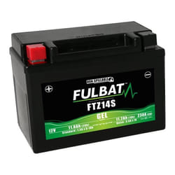 Batterie moto YTZ14S étanche AGM 12V / 11.2Ah