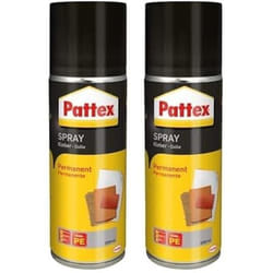 Pattex Spray colle permanente en spray 200 ml colle transparente à haut pouvoir adhésif immédiat pour les collages permanents en