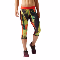 Corsaire Reebok CrossFit Chase Capri Primed rouge - Mixte - Running - Réversible - Doubleknit