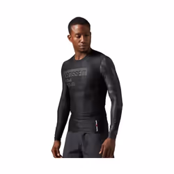 T-shirt de compression Reebok CrossFit manches longues noir - Mixte - Multisport