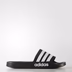 Adidas Cloudfoam Adilette, Mâle, Adulte, Noir, Blanc, Monochromatique, 39.3 (39 1/3)