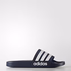Adidas Adilette Cloudfoam, Mâle, Adulte, Toboggans, Bleu, Blanc, 36.7 (36 2/3), EUE