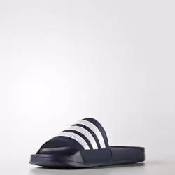 Adidas Adilette Cloudfoam Mâle 36.7 (36 2/3) Bleu, Blanc