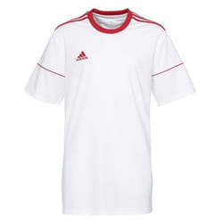 ADIDAS SQUADRA 17 JSY SS Maillot homme - Blanc / Rouge