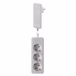 Bachmann 933.007, 1,6 m, Intérieure, Blanc, VDE, 3 sortie(s) CA, 1 pièce(s)