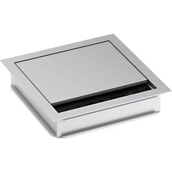 Bachmann - 930.310 Passe-câbles carré ø max. des bornes 5 mm aluminium argent (mat, anodisé) 1 pc(s)