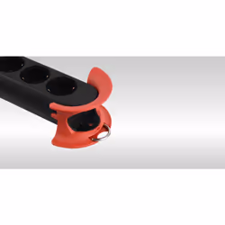 Bachmann 500.100 multiprise 5 m Intérieure Rouge