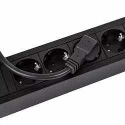 Bachmann PRIMO 3 sortie(s) CA Type EF (CEE 7/7) 2 m 2 Noir