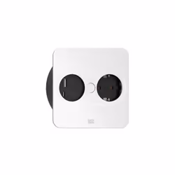 BACHMANN TWIST 2 1XCEE7/3 1XUSB A/C 22W 2,0M AEH RAL9010 30GE RECTANGULAIRE