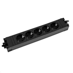 Bachmann 906.18821 prise de courant Type F Noir