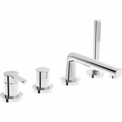 HANSA HANSADESIGNO Style 1 x robinet de baignoire couleur : chrome température max. de leau : +65°C levier de commande/poigné ...