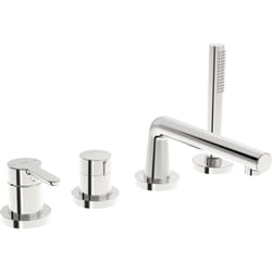 Hansa - designo Style Mitigeur de bain, 4 trous, saillie
