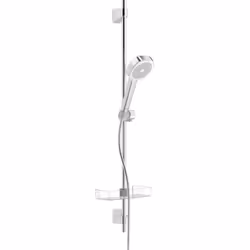 HANSA HANSABASICJET Style 1x Set de douche à main douchette à main, flexible de douche 1750mm, porte-savon, barre de douche,  ...