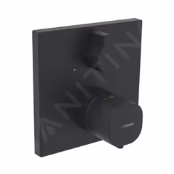 Hansa Living Mitigeur de baignoire thermostatique encastré Thermo Cool noir mat 8114956233