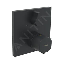 Hansa Living Mitigeur de baignoire thermostatique encastré Thermo Cool noir mat 8114956233