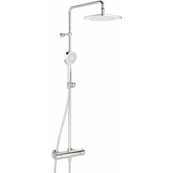 Micra - Set de douche Style 200 avec thermostat, Thermo Cool, eco, chrome 44350230 - Hansa