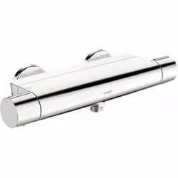 Thermostat mural de douche, sans accessoires couleur : chrome matériau : laiton dimensions 343 x 110 mm installation : murale ...