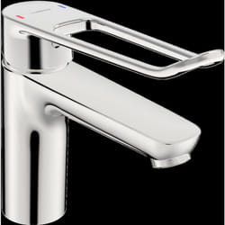 HANSA HANSAclinca Mitigeur de lavabo, saillie 150 mm, Push-Open,