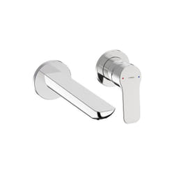 Basic - Mitigeur de lavabo encastrable, installation à 2 trous, chrome 55602103 - Hansa