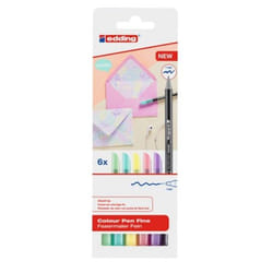 Edding 1200 Vert, Gris, Rose, Turquoise, Violet, Jaune 6 pièce(s)