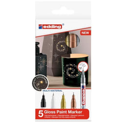 edding Marqueurs à peinture brillante 5 pcs Multicolore 780