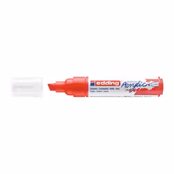 Edding 5000 Marqueur Acrylique Large, Rouge, Pointe biseautée, Rouge, Extra-large, 5 mm, 1 cm