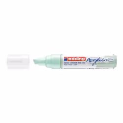 Edding 5000 Marqueur Acrylique Large, Menthe, Pointe biseautée, Couleur menthe, Extra-large, 5 mm, 1 cm