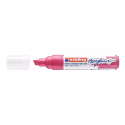 Edding 5000 Marqueur Acrylique Large, Magenta, Pointe biseautée, Magenta, Extra-large, 5 mm, 1 cm