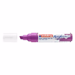 Edding 5000 Marqueur Acrylique Large, Violet, Pointe biseautée, Baie, Extra-large, 5 mm, 1 cm