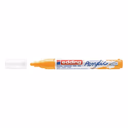 Edding 5100 Marqueur Acrylique Moyen, Jaune, Jaune, Moyen, 2 mm, 3 mm, Toile, Bois