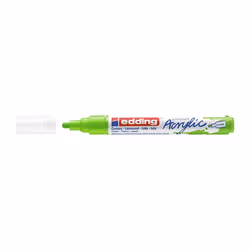 Edding 5100 Marqueur Acrylique Moyen, Vert, Vert, Moyen, 2 mm, 3 mm, Toile, Bois