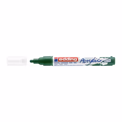 Edding 5100 Marqueur Acrylique Moyen, Vert, Vert, Moyen, 2 mm, 3 mm, Toile, Bois