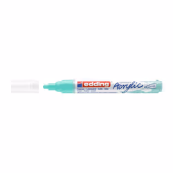 Edding 5100 Marqueur Acrylique Moyen, Turquoise, Turquoise, Moyen, 2 mm, 3 mm, Toile, Bois