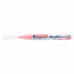 Edding 5100 Marqueur Acrylique Moyen, Rose, Rose, Moyen, 2 mm, 3 mm, Toile, Bois