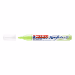 Edding 5100 Marqueur Acrylique Moyen, Vert, Vert, Moyen, 2 mm, 3 mm, Toile, Bois