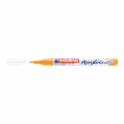Edding 5300 Marqueur Acrylique Fin, Jaune, Jaune, Fin, 1 mm, 2 mm, Toile, Bois