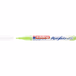 Edding 5300 Marqueur Acrylique Fin, Vert, Vert, Fin, 1 mm, 2 mm, Toile, Bois