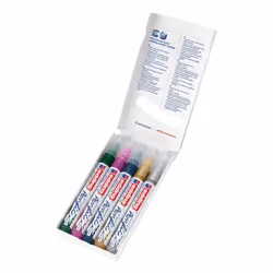 Edding Acrylic 5100 Or, Bleu métal, Vert métal, Rose métallique, Argent 5 pièce(s) - Vue supplémentaire 7