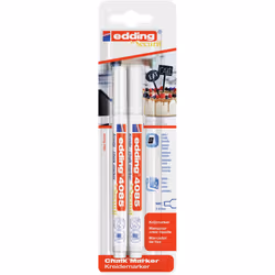 Edding 4085, Blanc, Cosse, 2 pièce(s)