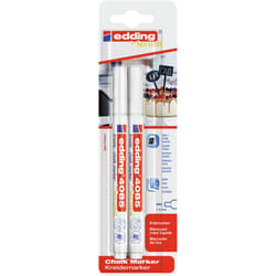 Edding 4085 marqueur à craie liquie Cosse Blanc 2 pièce(s)